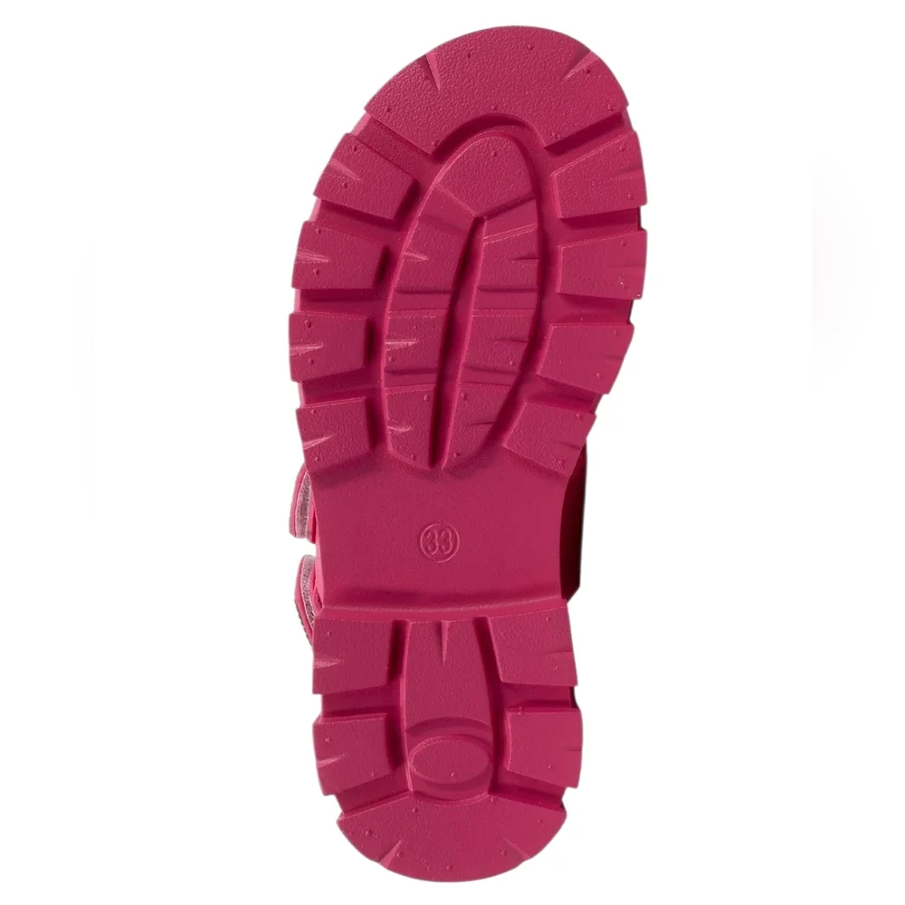 Mudd Girls Pink Eva Chunky Sandals Wirh Rhinestones - NIB